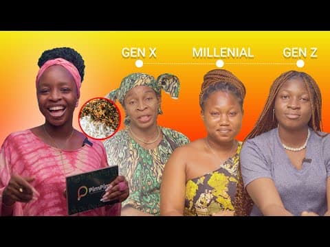 3 Generations Try Each Others Egusi Soup